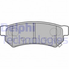 LP3305 DELPHI КомплеК т гальмівних колодок, дискове гальмо