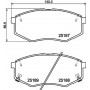 8DB 355 019-791 HELLA PAGID Комплект гальмівних колодок дисковий гальм