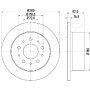DP-0216 JAPANPARTS Гальмівний диск