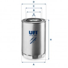 24.395.00 UFI Паливний фільтр