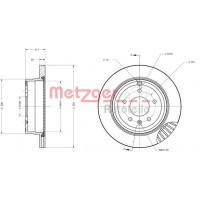 6110294 METZGER Гальмівний диск