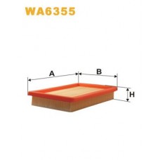 WA6355 WIX FILTERS Повітряний фільтр