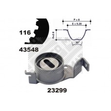 23548 MAPCO Комплект ременя ГРМ