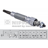 N5715024 NIPPARTS Свічка розжарювання