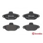 P 23 096 BREMBO Комплект гальмівних колодок дисковий гальм