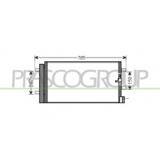 AD025C001 PRASCO Конденсатор кондиціонера