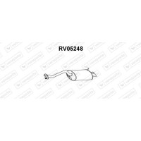 RV05248 VENEPORTE Глушник вихлопних газів кінцевий
