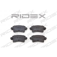 402B0167 RIDEX Комплект гальмівних колодок дисковий гальм