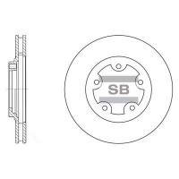 SD1029 Hi-Q Гальмівний диск