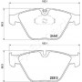 PA-0114AF JAPANPARTS КомплеК т гальмівних колодок, дискове гальмо