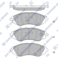 SP1159 Hi-Q Комплект гальмівних колодок дисковий гальм