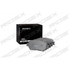 402B0857 RIDEX Комплект гальмівних колодок дисковий гальм