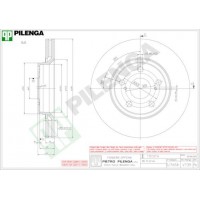 V739 PILENGA Гальмівний диск