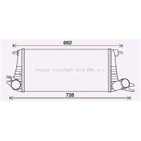 BW4577 AVA QUALITY COOLING Интеркулер