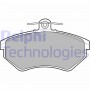LP770 DELPHI Комплект гальмівних колодок дисковий гальм