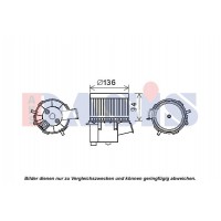 088129N AKS DASIS Вентилятор салону
