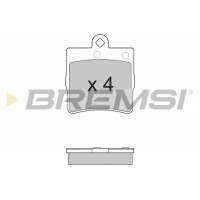 BP2861 BREMSI КомплеК т гальмівних колодок, дискове гальмо