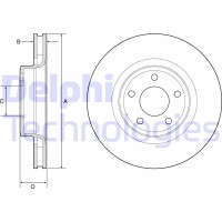 BG4831C DELPHI Гальмівний диск