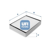53.077.00 UFI Фільтр повітря у внутрішньому просторі