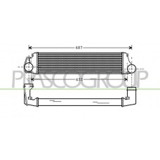 BM018N001 PRASCO Интеркулер
