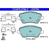 13.0470-2784.2 ATE Комплект гальмівних колодок дисковий гальм