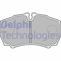 LP1826 DELPHI Комплект гальмівних колодок дисковий гальм