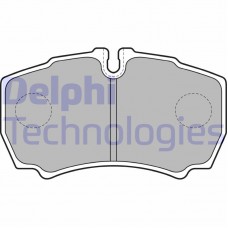 LP1826 DELPHI Комплект гальмівних колодок дисковий гальм