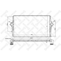 10-40180-SX STELLOX Интеркулер