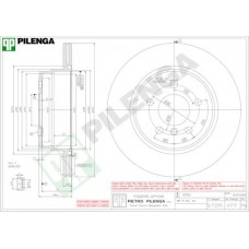 V717 PILENGA Гальмівний диск