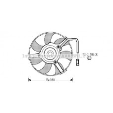 AI7504 AVA QUALITY COOLING Вентилятор охолодження двигуна