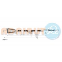 2802391 ADRIAUTO NISSAN Трос ручн гальма правий. Primera 02-