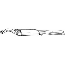 282-827 BOSAL Глушник вихлопних газів кінцевий
