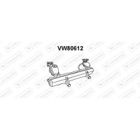 VW80612 VENEPORTE Глушник вихлопних газів кінцевий