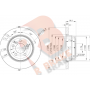 78RBD21970 R BRAKE Гальмівний диск