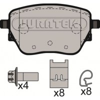 JCP8591 JURATEK Комплект гальмівних колодок дисковий гальм