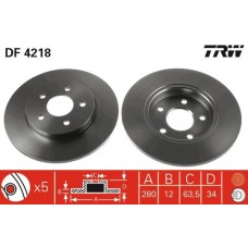 DF4218 TRW Гальмівний диск