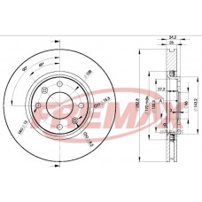 BD4752 FREMAX BRAKE DISC HIGH CARBON