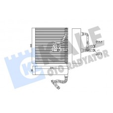 350035 KALE OTO RADYATÖR Випарник кондиціонера