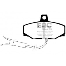 DP757/2 EBC Brakes Комплект гальмівних колодок дисковий гальм