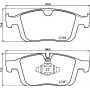 8DB 355 025-261 HELLA КомплеК т гальмівних колодок, дискове гальмо