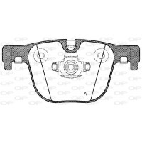BPA1493.00 OPEN PARTS КомплеК т гальмівних колодок, дискове гальмо