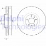 BG4716C DELPHI Гальмівний диск