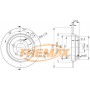 BD-0416 FREMAX Гальмівний диск