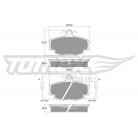 TX 10-48 TOMEX Brakes КомплеК т гальмівних колодок, дискове гальмо