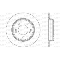 BDA2604.10 OPEN PARTS Гальмівний диск