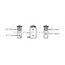 FD1462 AVA QUALITY COOLING Розширювальний клапан кондиціонера
