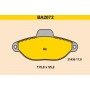 BA2072 BARUM Комплект гальмівних колодок дисковий гальм
