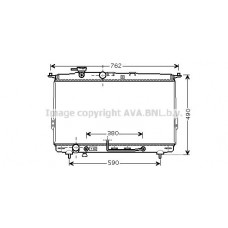 HYA2107 AVA QUALITY COOLING Радіатор охолодження двигуна