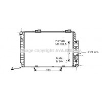 MSA2174 AVA QUALITY COOLING Радіатор охолодження двигуна
