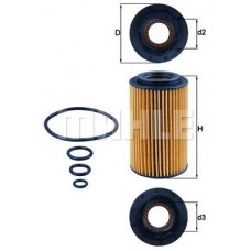 OX 153/7D KNECHT Масляний фільтр